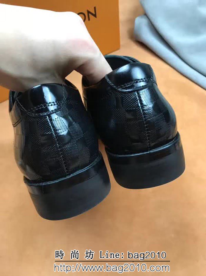 路易威登LV 手工製作 高級正裝 男士商務皮鞋 8FX1347
